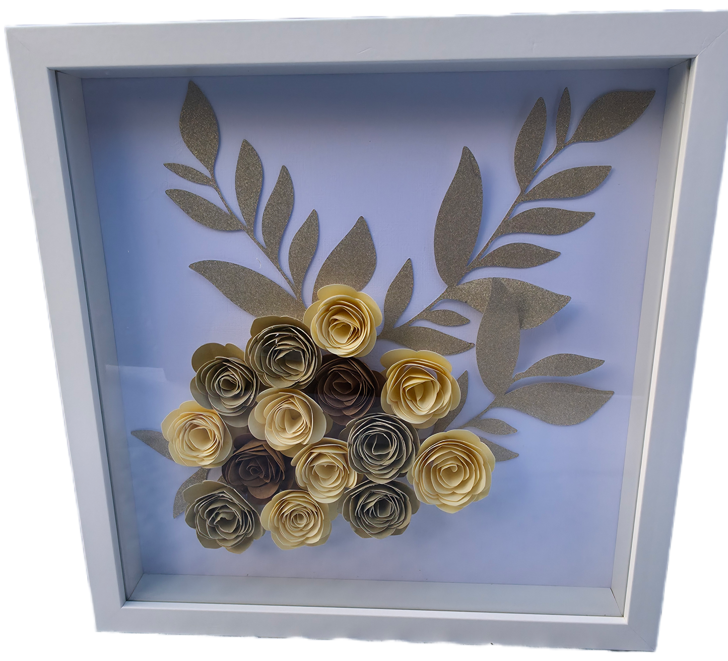 ๐ฟ Neutral Elegance Shadow Box