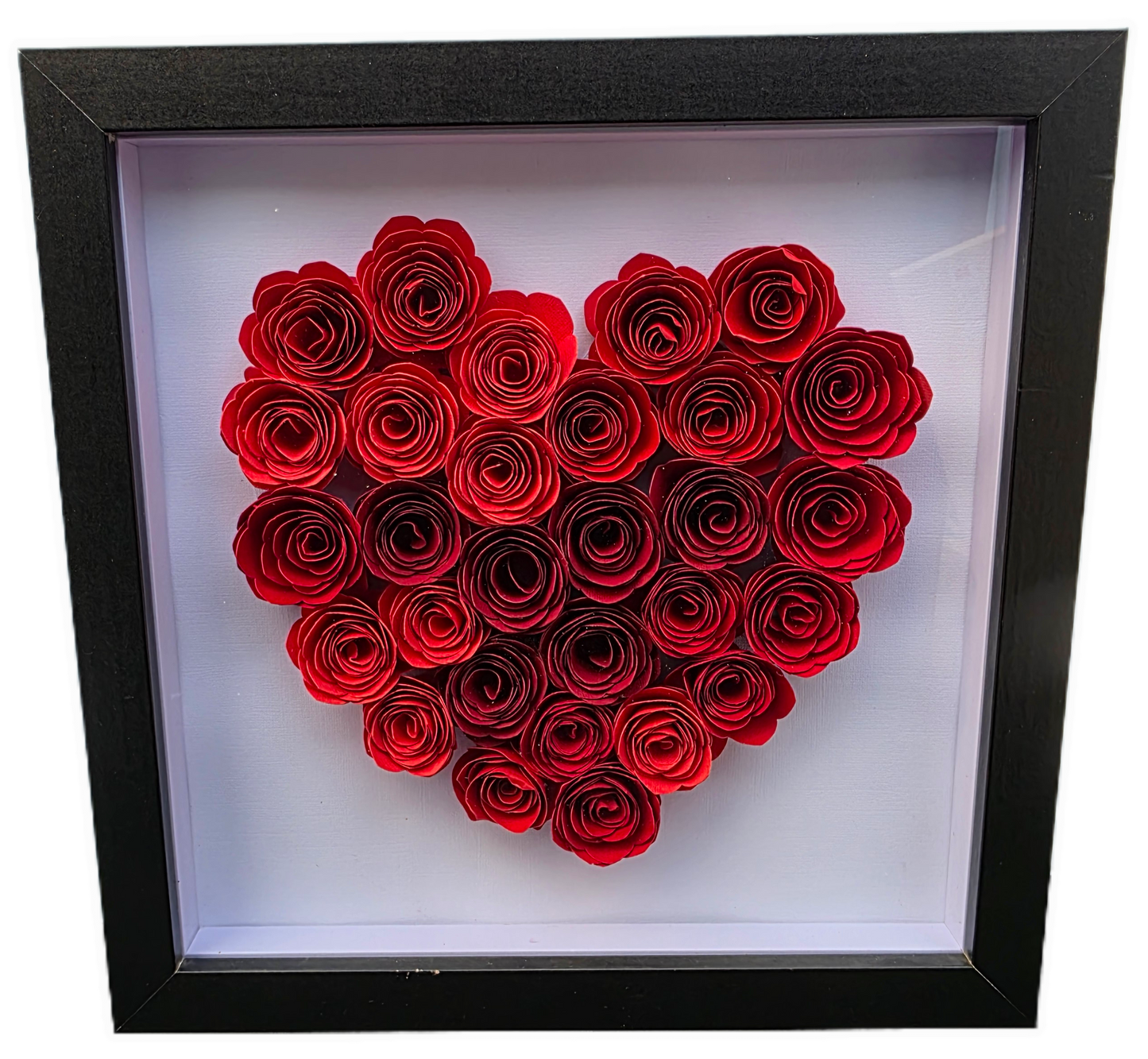 Red Rose - Shadowbox (Black Box)