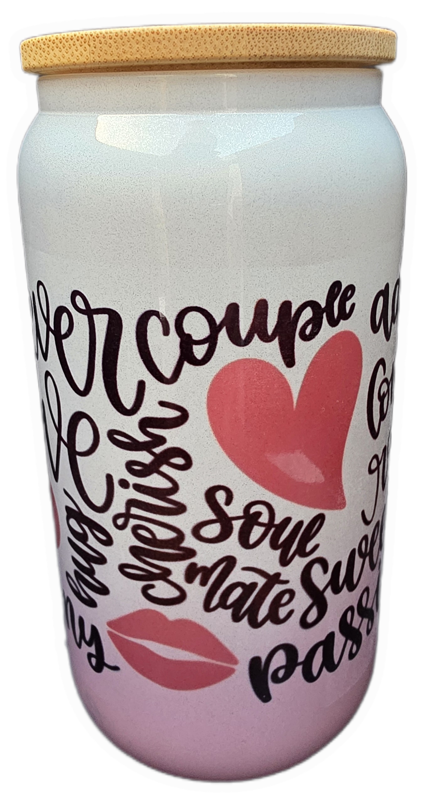 ๐ Mum Love Quotes Libby Glass (Pink/Purple)