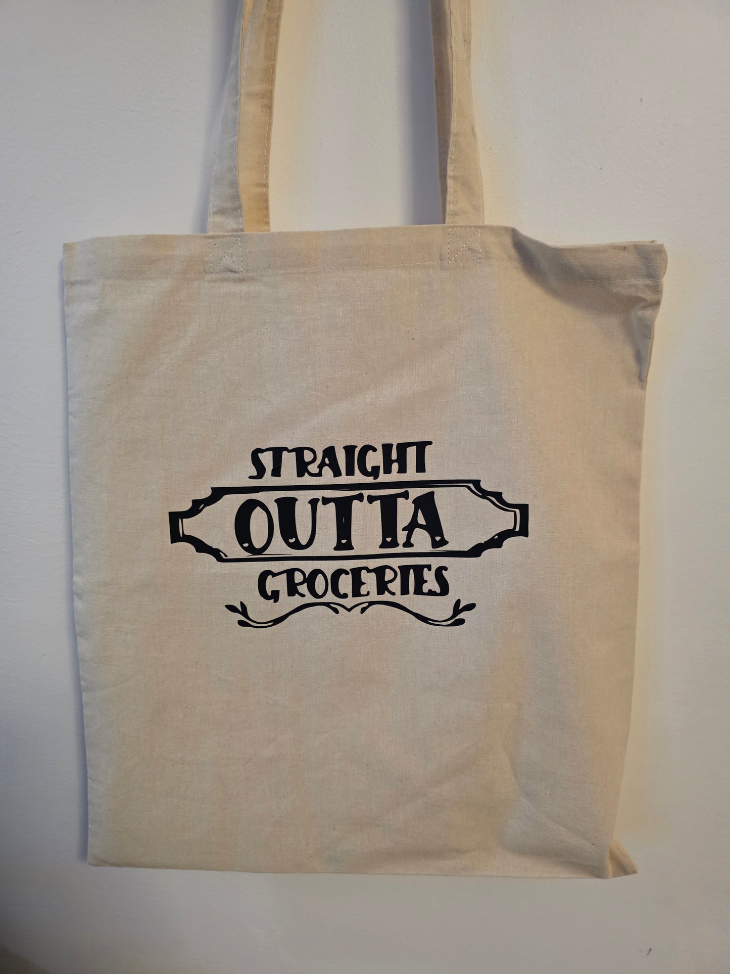 "Straight Outta Groceries" Tote Bag