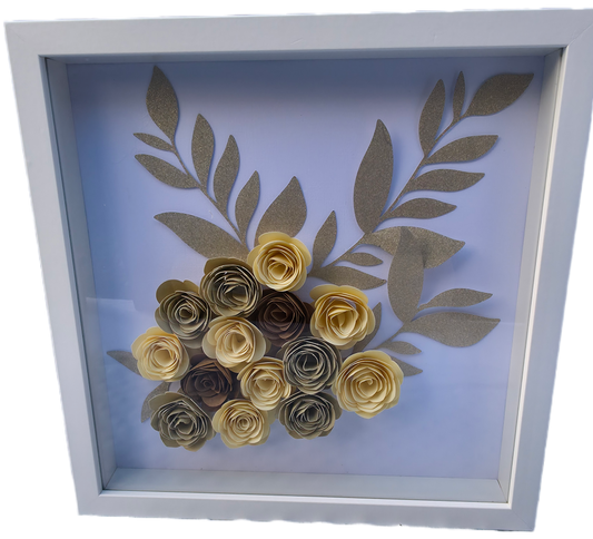 🌿 Neutral Elegance Shadow Box