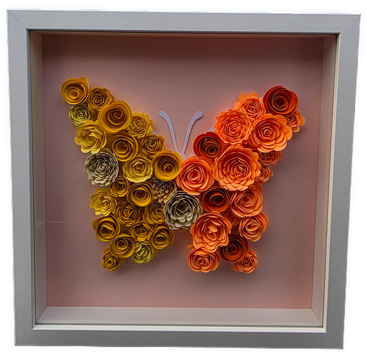 🦋 Butterfly Bloom Shadow Box