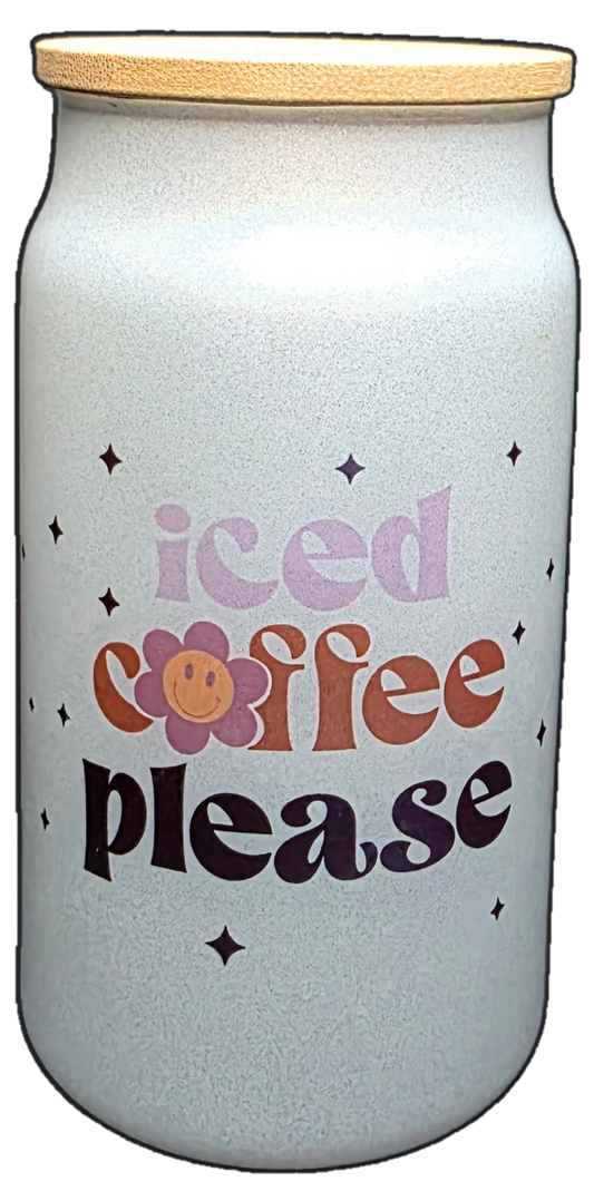☕ Iced Coffee Please Libby Glass