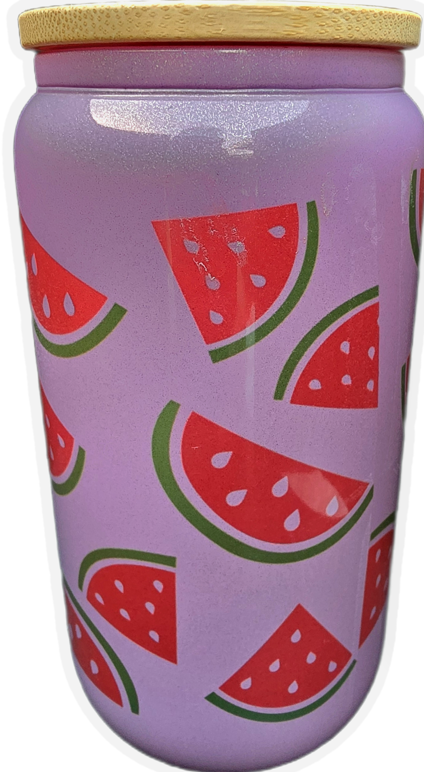 🍉 Watermelon Slice Libby Glass